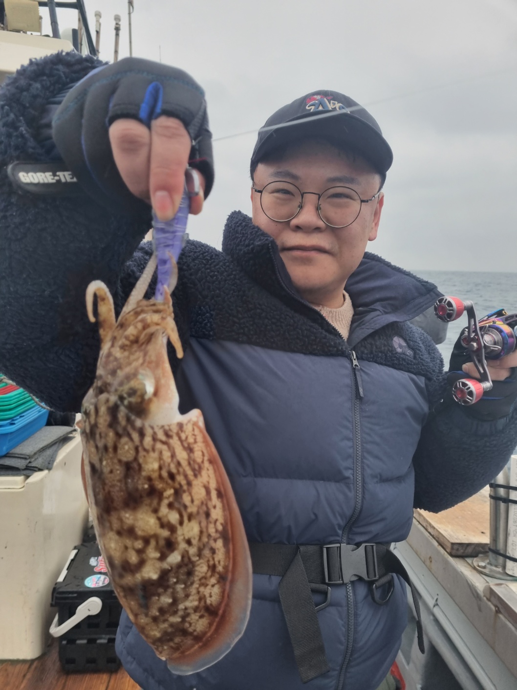 여수 심해갑오징어 누리호