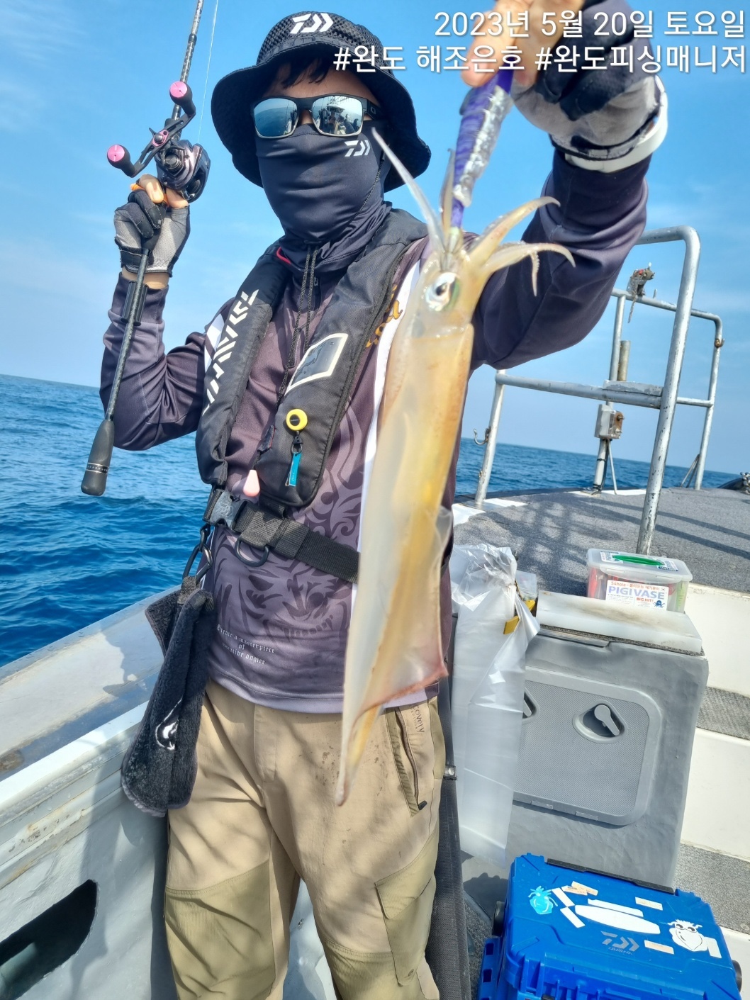 5월20일 완도 한치+갈치