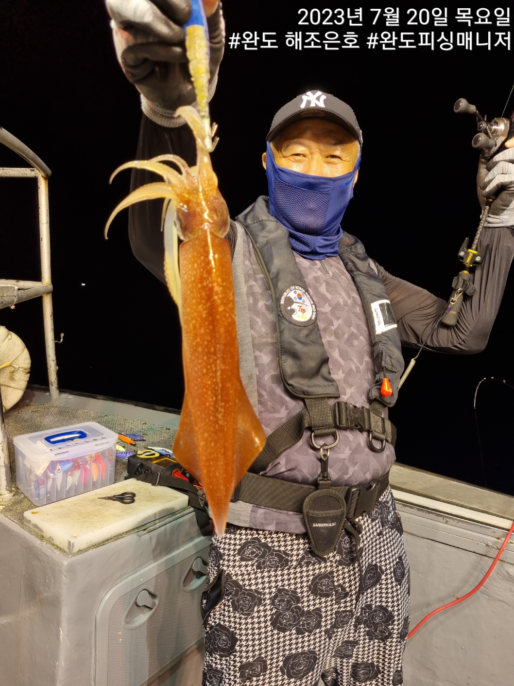 7월20일 완도한치